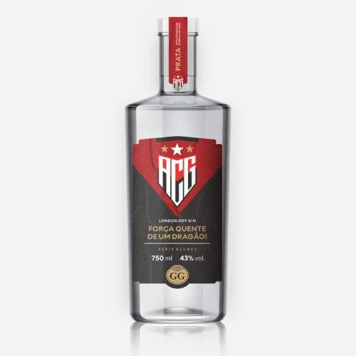 Cachaça GG - barris de Prata 700 ml - 40% vol - Atlético Clube Goianiense