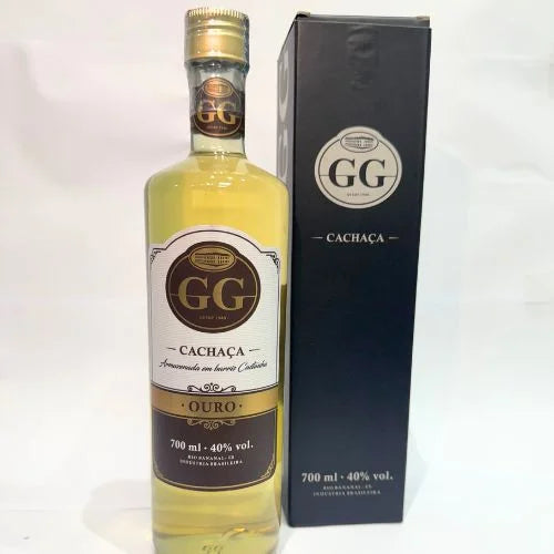 Cachaça GG - barris de Castanha 700 ml - 40% vol.