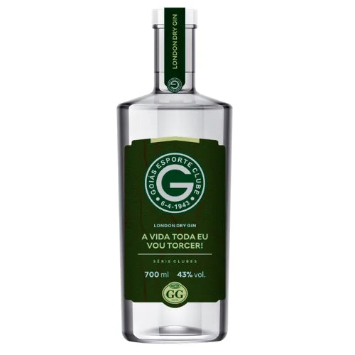 London Dry GIN GG 750 ml - 43% vol - Goiás Esporte Clube