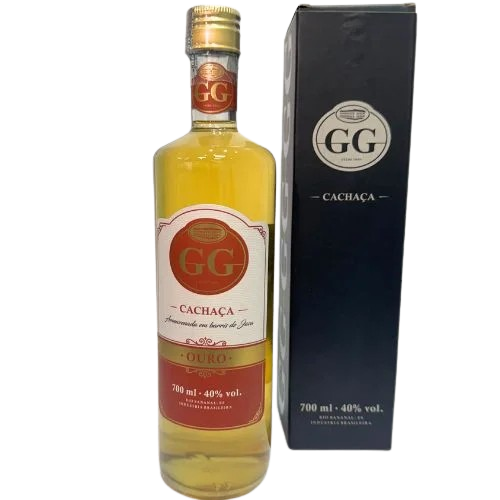 Cachaça GG - barris de Jaca 700 ml - 40% vol.